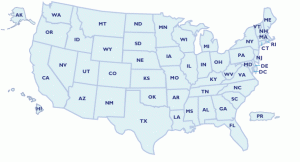 Map of the United States